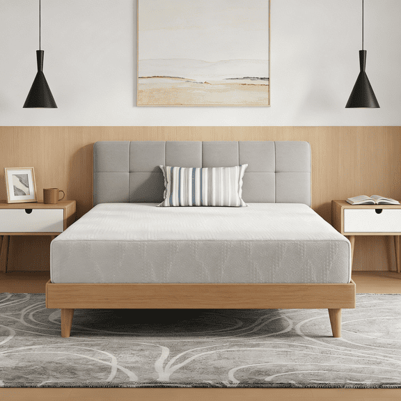 Avenco Victoria 10" Medium Gel Memory Foam Cooling Motion Isolation Mattress, Queen Size