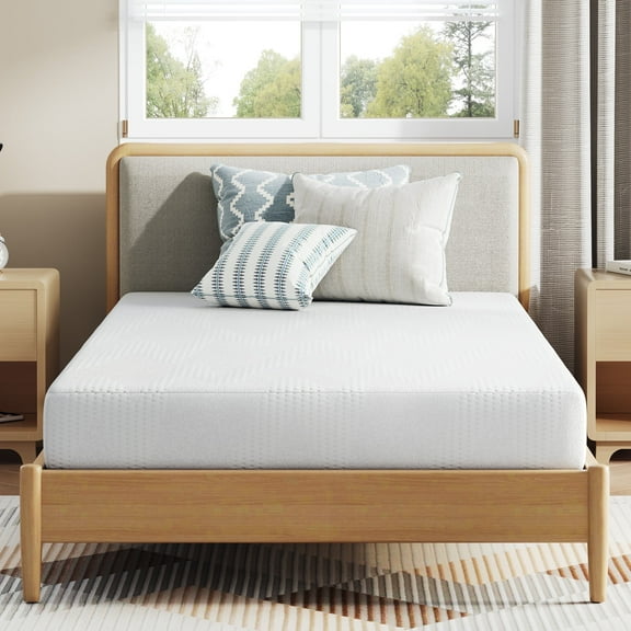 Avenco Victoria 6" Medium Gel Memory Foam Cooling Motion Isolation Mattress, Queen Size