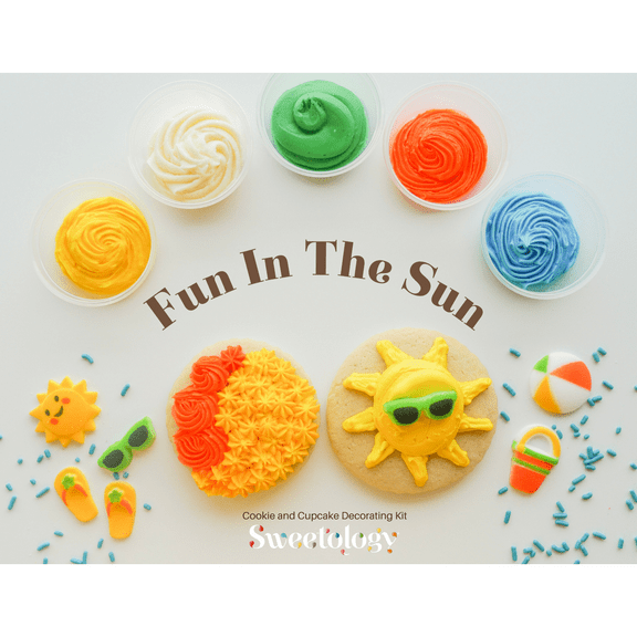 Sweetology Fun in the Sun Cupcake and Cookie Decorating Kit