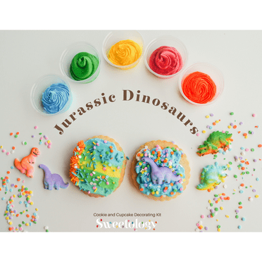Sweetology Jurassic Park Dinosaur Cupcake and Cookie Decorating Kit