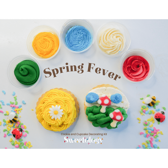Sweetology Spring Fever Cupcake and Cookie Decorating Kit