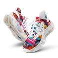 thumbnail image 1 of Sweets And Rainbow Lollipops Pattern Walking Shoes for Men Woman Lightweight Tennis Fashion Elastic Sports Shoes Cushion Basketball Shoes, 1 of 7