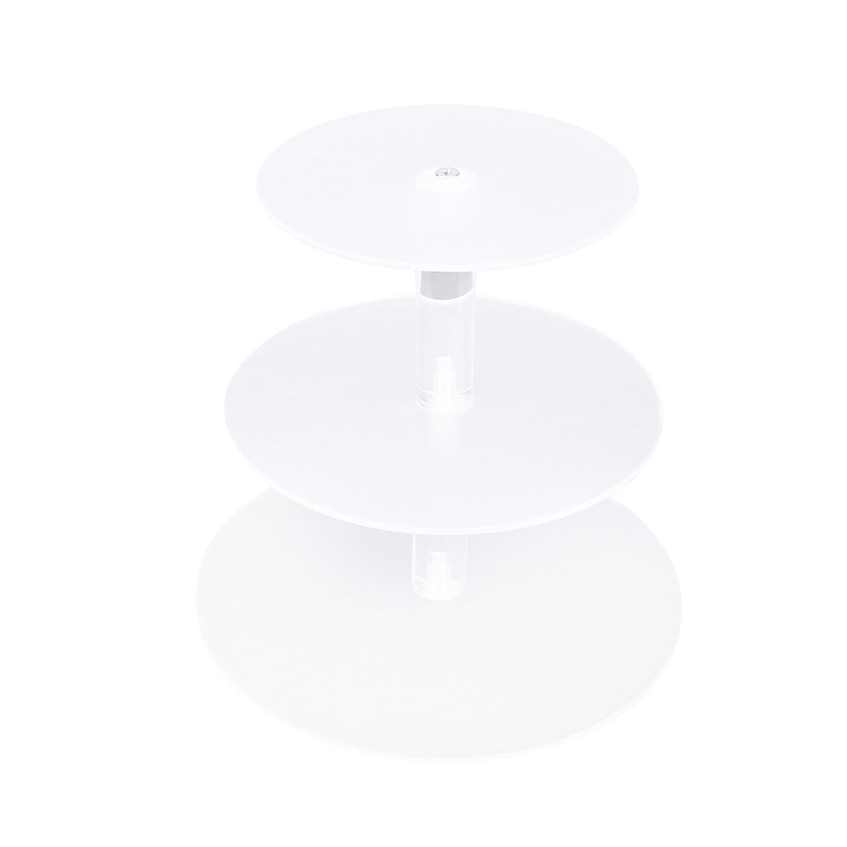 Sweets Display Clear Cake Stand Acrylic Tower Cupcake Detachable Round