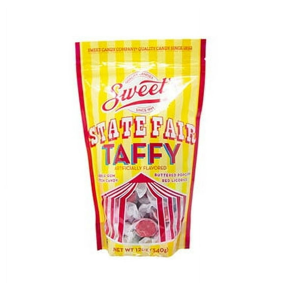 Sweets Salt Water Taffy State Fair 12oz Bag