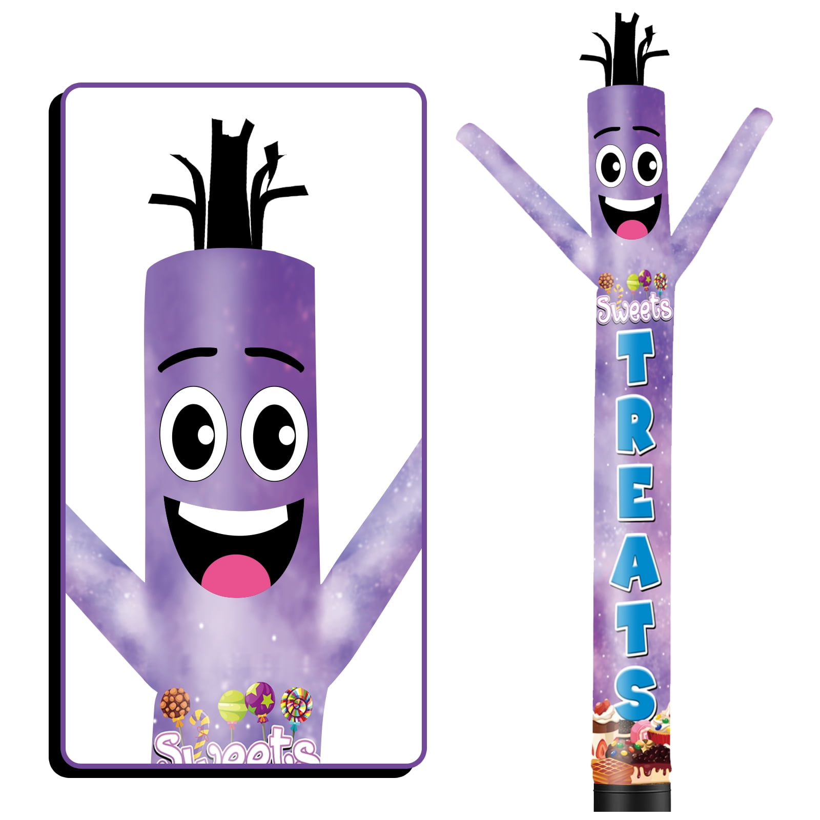 Sweets & Treats Inflatable Tube Man Wacky Wavy Dancing Guy for Outdoor ...