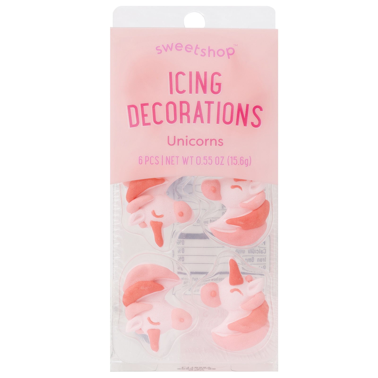 Icing DecorationsUnicorns, 6 Pieces