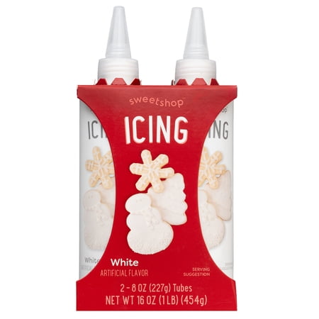 Sweetshop Icing White 2 Pack, 8 oz Each
