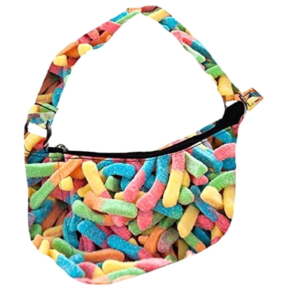 Sweetz-A-Riffic Candy Themed Women's Handbag - Gummy Worms
