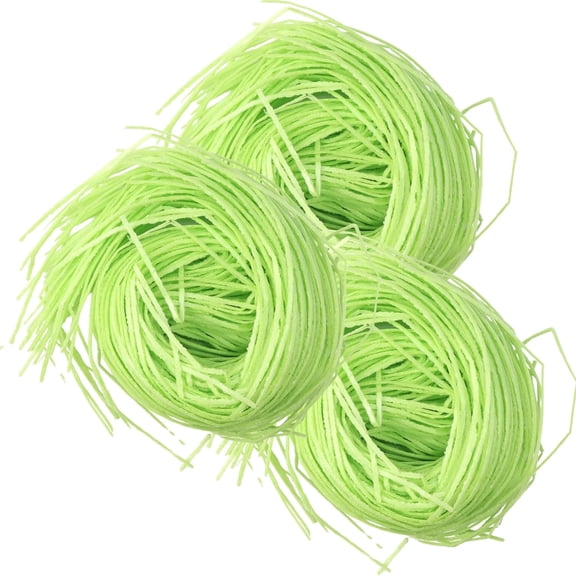 Sweetzo Green Edible Easter Grass, Basket Stuffer Candy, 1 Ounce Each, Pack of 3