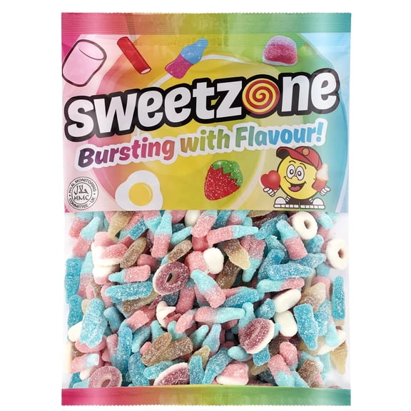 Sweetzone Fizzy Mix - 1KG - Pick and Mix Sweets - Halal