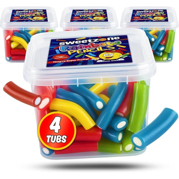 Sweetzone Rainbow Pencils 170g Halal