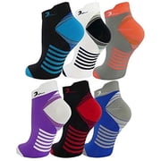 Swell Relief 6 Pair Graduated Compression Socks for Men and Women (Ankle Compression Socks, One Size Fits Most)