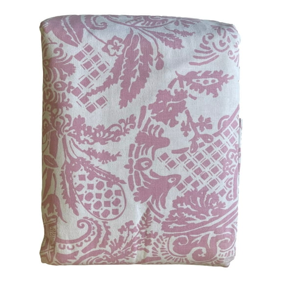 Swell Riviera Tropical Pink 3 Pc Duvet Cover Set Twin Bed with Sham & Bedskirt