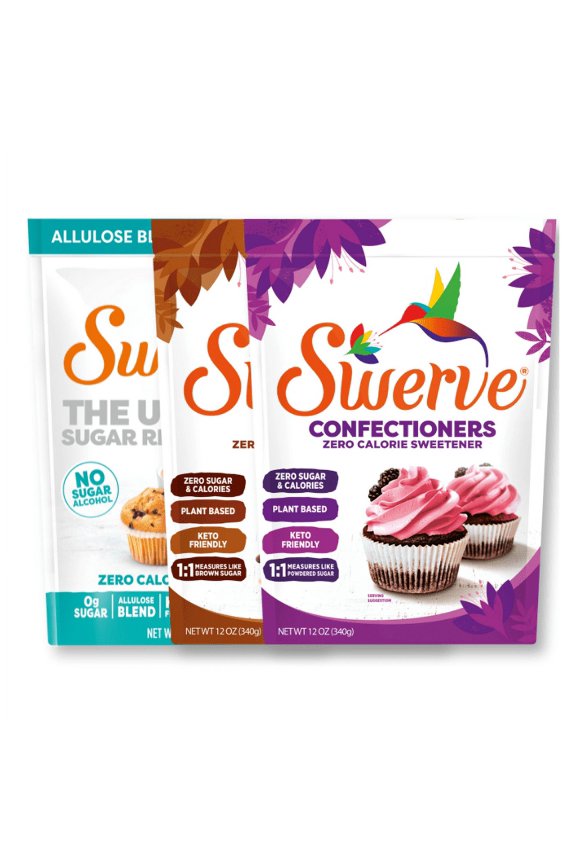 Allulose, Brown and Confectioners Baker's Trio, 12oz