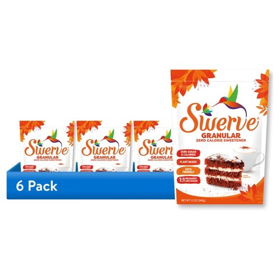 (6 pack) Swerve All Natural Sweetner Granular, 12 Oz, 1 Count