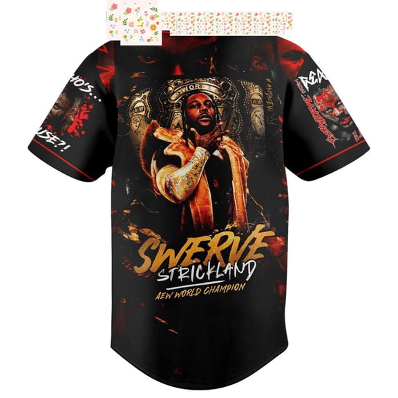 Swerve Strickland AEW Dynasty Fan Baseball Jersey