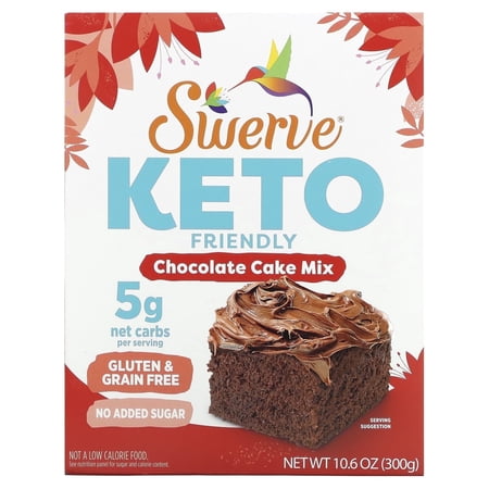 Swerve Sweets Chocolate Cake Mix 10.6 oz (300 g) Pack of 2