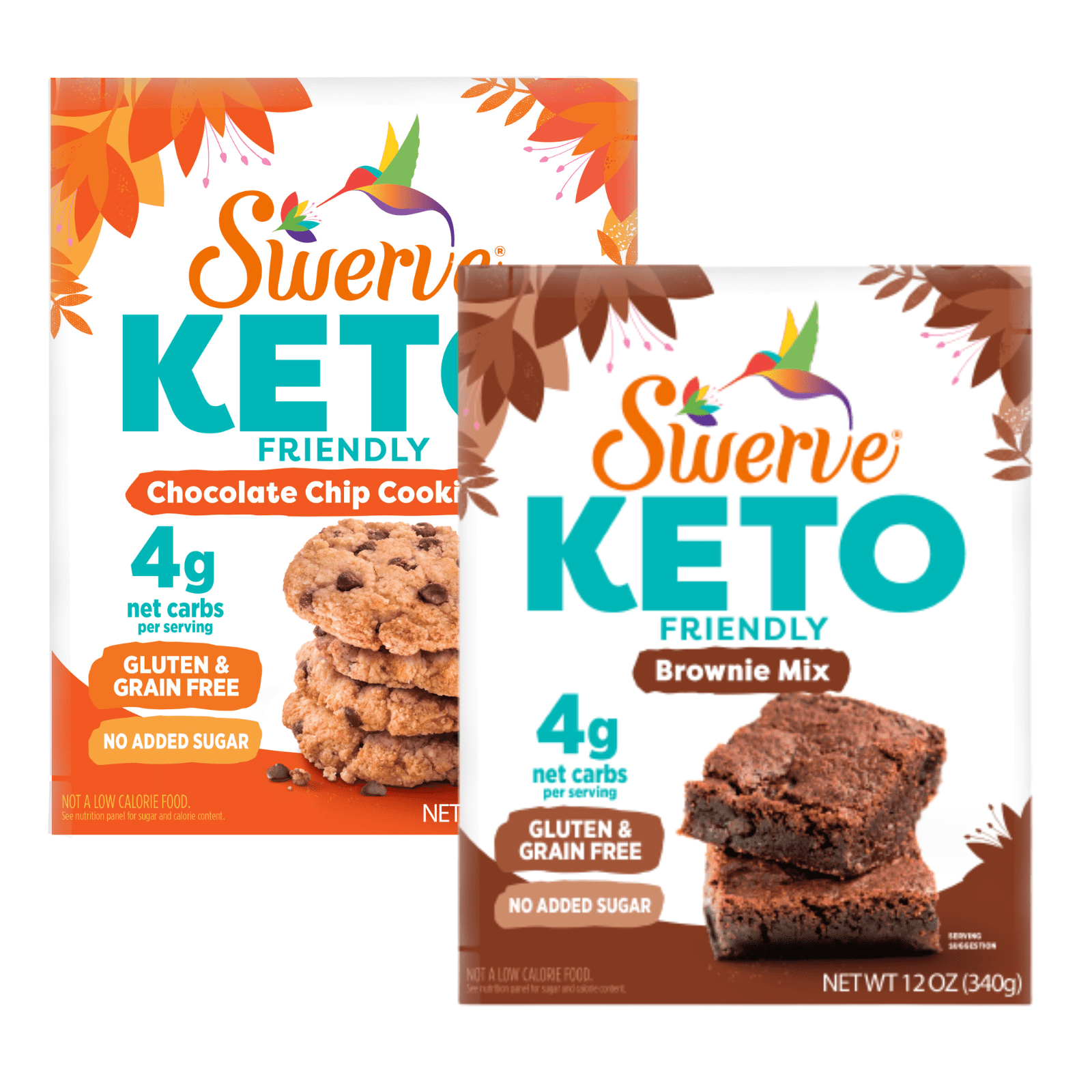 Swerve Sweets Chocolate Chip Cookie & Brownie Baking Mix Pack Keto