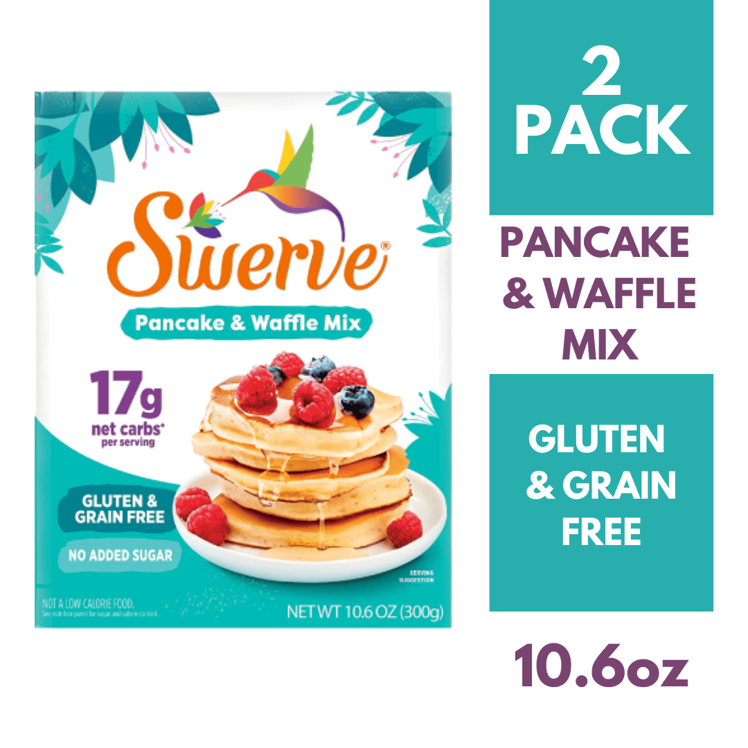 Swerve Sweets Pancake and Waffle Mix, Keto Friendly, Low Carb, Gluten