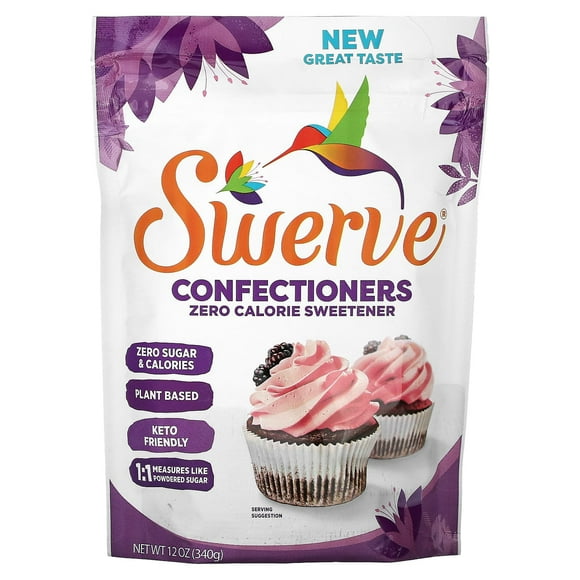 Swerve, The Ultimate Sugar Replacement, Confectioners, 12 oz(Pack 1)