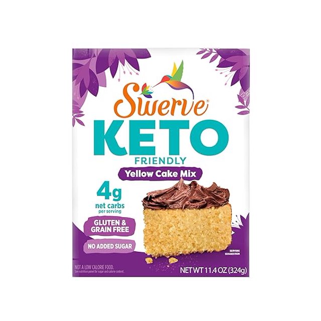 Swerve Yellow Cake Bake Mix 11.4 oz Pack of 2