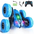 COWIN Remote Control Car, Double Sided 360Â° Flip, 4WD RC Stunt Car ...