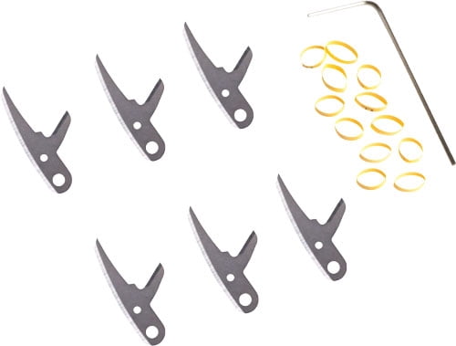 Swhacker Levi Morgan Series 2-Blade 100 Grain 2" Curved Replacement Blades (6 pack)