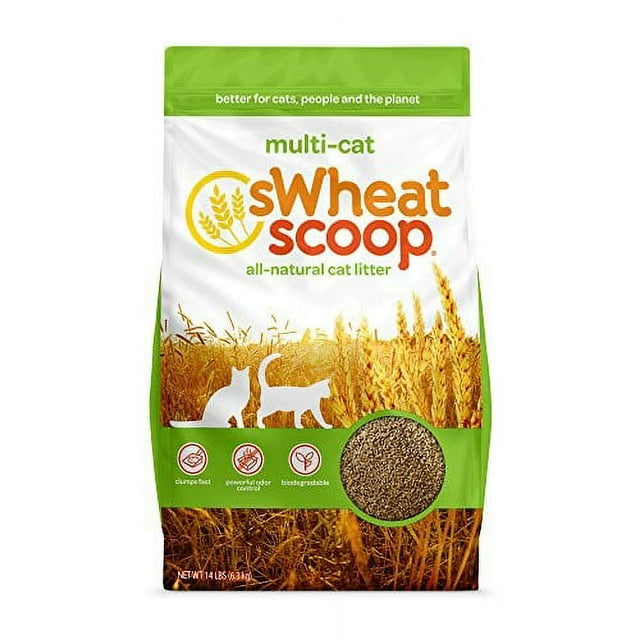 Swheat Scoop MultiCat Cat Litter, 14lb