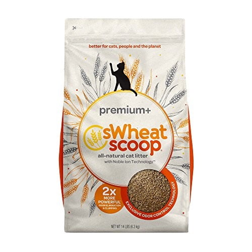Swheat Scoop Premium+ Cat Litter, 14 Lb