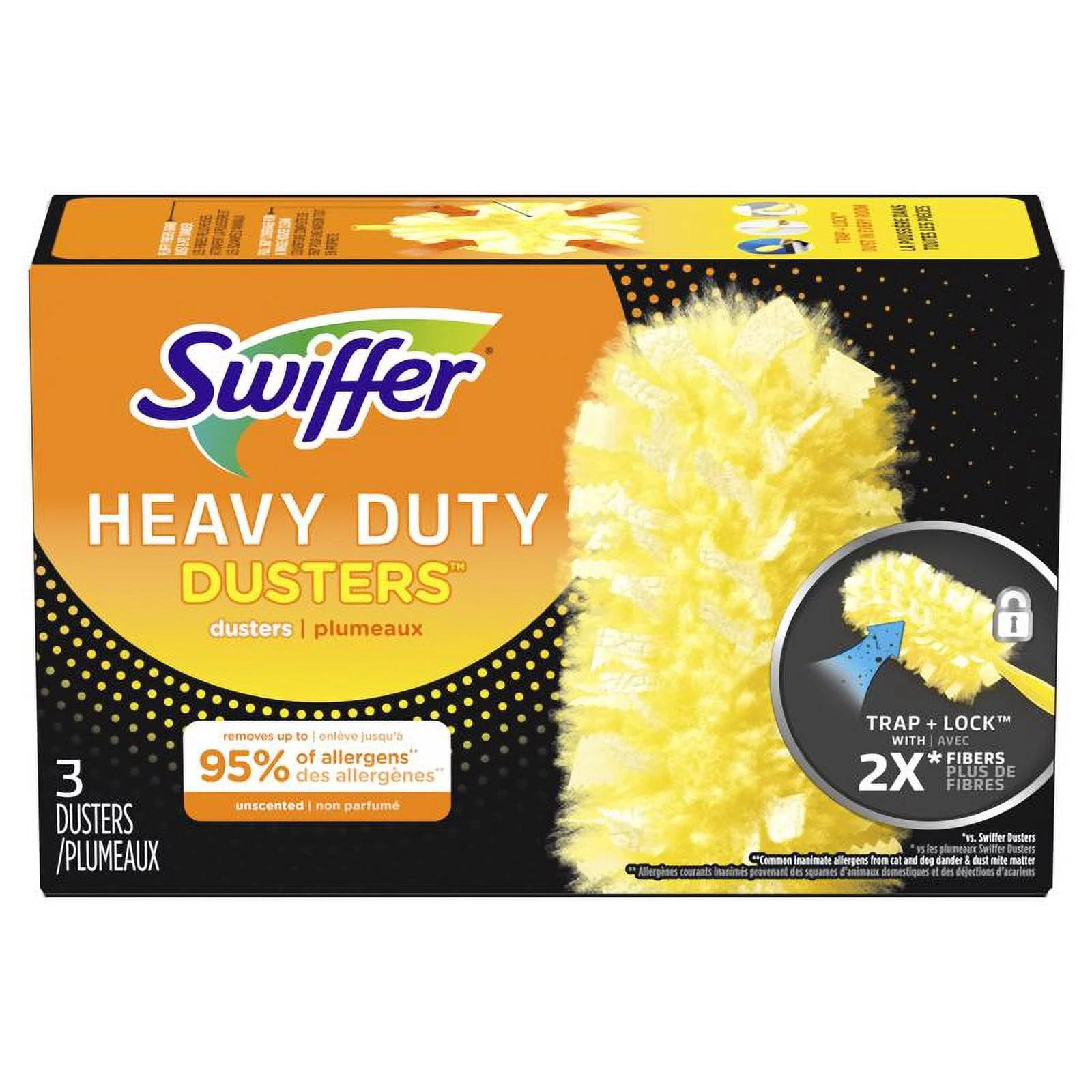 Swiffer 360 Heavy Duty Duster Refill, Fiber, 3-Pack - Walmart.com