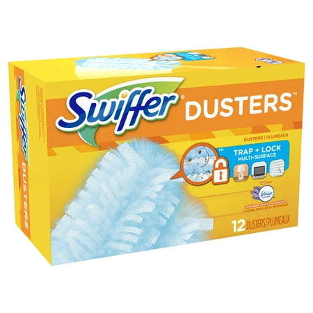 Swiffer 180 Dusters Multi Surface Refills, with Febreze Lavender & Vanilla scent, 12 Count