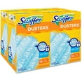 thumbnail image 1 of Swiffer 21459CT Refill Dusters, Dust Lock Fiber, Light Blue, Unscented, 10/Box, 4 Box/Carton, 1 of 5