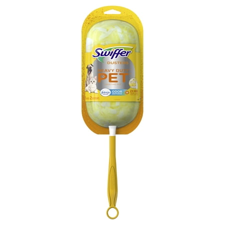 Swiffer 360 Dusters, Pet Heavy Duty Short Handle Starter Kit, 2 count