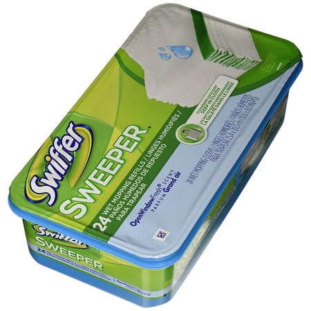 Swiffer 686696619636 PG-3231 Sweeper Wet Mopping Cloth Refill Open Window Fresh, 1 Pack, Multi, 24 Count
