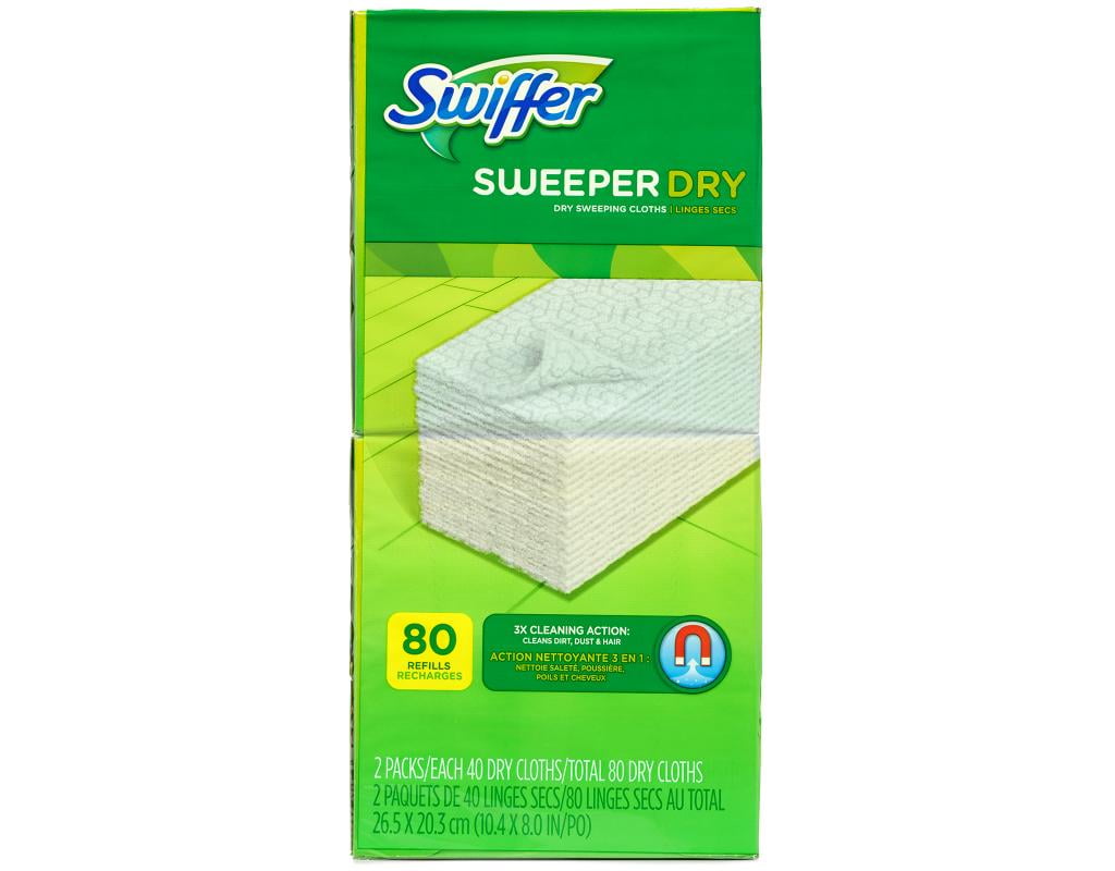 Swiffer CW5966411 Swiffer Sweeper Dry Cloth Refill, 80 per box