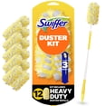 thumbnail image 1 of Swiffer Duster Kit with 3 ft Extendable Handle, Heavy Duty Starter Kit with 12 Refills, 1 of 8