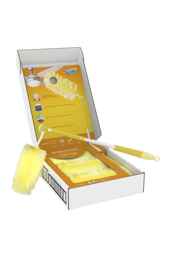 Duster Extender Handle Starter Kit (1 Handle, 12 Dusters)