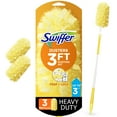 Swiffer Duster Heavy Duty 3 ft Extendable Handle Starter Kit with 3