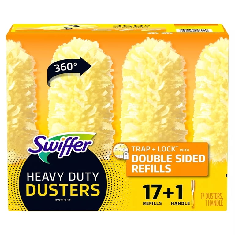 SEXYICE スマッシャー ザタード・ハウンド セット Swiffer Duster Heavy Duty Starter Kit, Handle and 17 Refills, 360Â