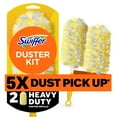 thumbnail image 1 of Swiffer Dusters Cleaning Kit, Feather Duster Alternative, Unscented, Includes 1 Handle + 2 Refills, 1 of 13