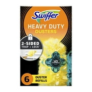 Swiffer Dusters Heavy Duty Multi-Surface Duster Refills for Cleaning, Unstopables, 6 Count