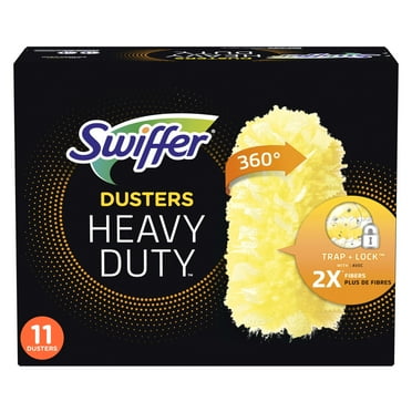 Swiffer Dusters Heavy Duty Multi-Surface Duster Refills for Cleaning, Unscented, 11 Count