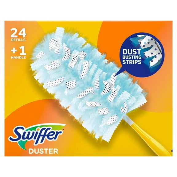 Swiffer Duster Refills + 1 Handle, 24 Count