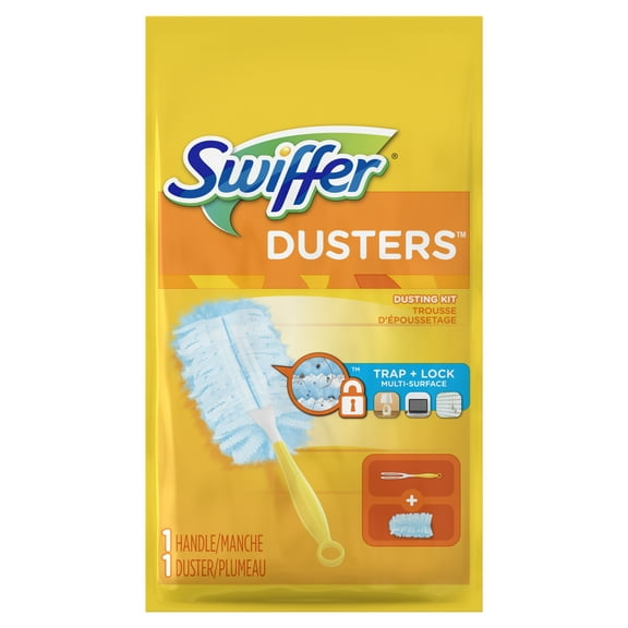 Swiffer Duster Short Handle Starter Kit (1 Handle, 1 Duster)
