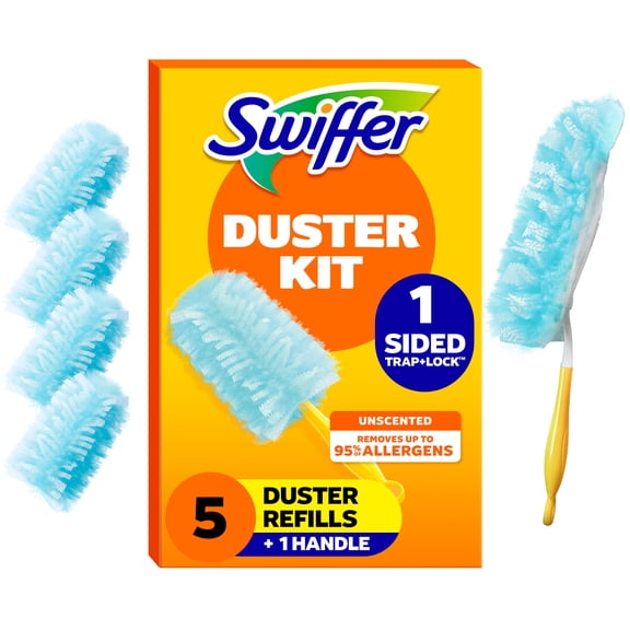 Swiffer Dusters Cleaning Kit, Feather Duster Alternative, Unscented