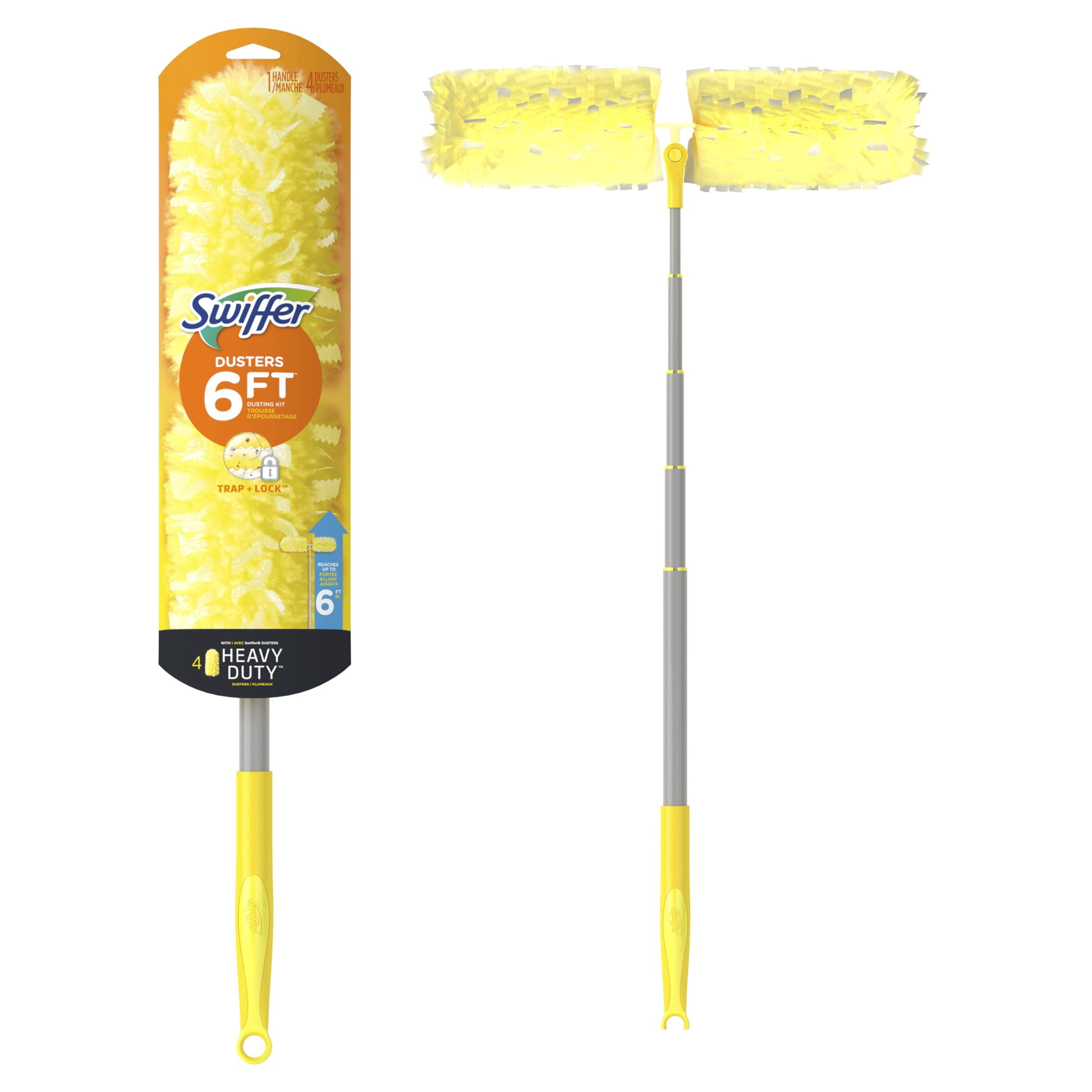Swiffer Dusters, Heavy Duty Starter Kit, Super Extender Handle