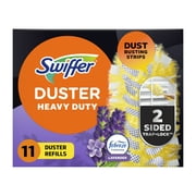 Swiffer Dusters Heavy Duty Multi-Surface Duster Refills for Cleaning, Lavender, 11 Count
