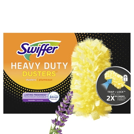 Swiffer Dusters Multi-Surface Heavy Duty, Lavender Refills, 6 Ct (2 Pack)