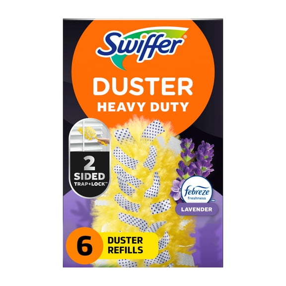 Swiffer Dusters Heavy Duty Duster Refills, Lavender, 6 Count