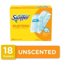 Swiffer Dusters Refill for Cleaning, Feather & Microfiber Duster Alternative, Unscented, 18 Count